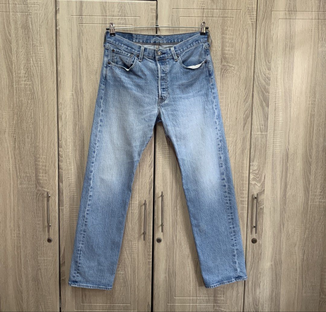 Levis 501 Extended Patch Denim Pants Size 32 (Category: Jeans) located in Bocaue. Submitted by mndzeey (Listing ID 1470809009, Image 1). Description: Levis 501 Extended Patch Denim Pants Size 32 Actual Measurements Size 32 -33 Waist Inseam -32 Length -42 Opening Hem-8 Excellent Conditions No issues Need wash only light stained .