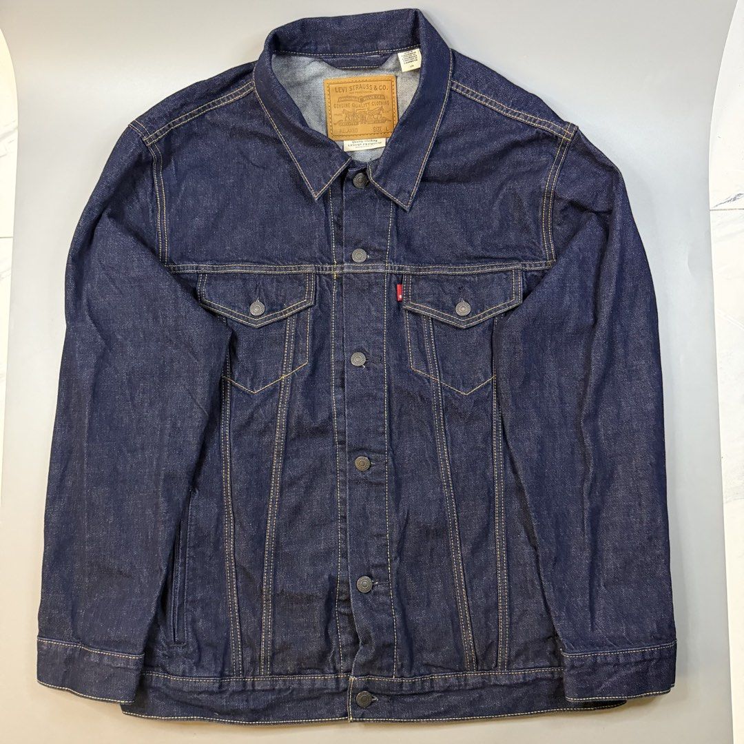 Levi's - Premium Type III Trucker Denim Jacket (Category: Coats, Jackets and Outerwear) located in Paranaque City. Submitted by millennial_goodz (Listing ID 1470909857, Image 1). Description: WTS Levi's - Premium Type III Denim Jacket Size Large Dimensions: 24.5" / 29.5" Good as new condition Authentic DM.
