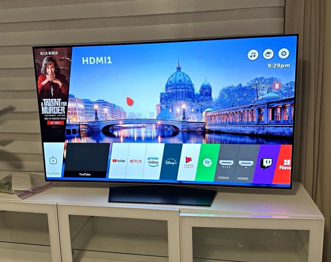 LG OLED55B7A-U 55in OLED 4K (2160p) Smart TV (Category: TV) located in Tagkawayan. Submitted by zucchinisz (Listing ID 1470930152, Image 1). Description: - Model: LG OLED55B7A Smart TV - Display: Sharp, vibrant OLED panel with a super thin profile - OS: webOS with built-in Netflix, YouTube, Prime Video, and Disney+ - Ports: Multiple HDMI ports available - Software: Updated to version 06.10.65 - Design: Sleek black stand included - Condition: Exce