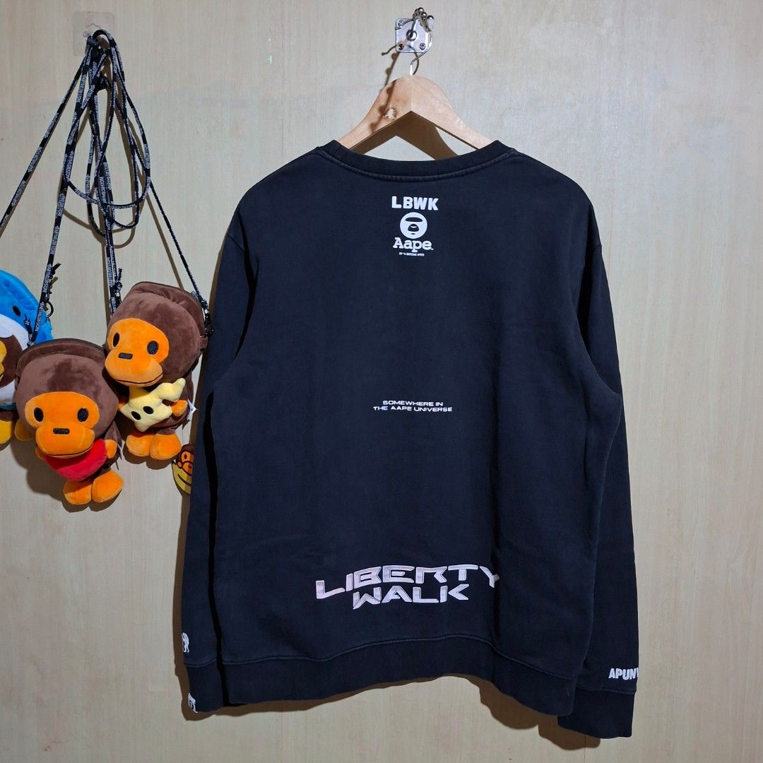 LIBERTY WALK AAPE by Bathing Ape (Category: Tshirts & Polo Shirts ) located in Bayambang. Submitted by thedonedeal (Listing ID 1470862735, Image 2). Description: LIBERTY WALK AAPE By Bathing Ape Dimes: w23× l28 Color Rate.7 Issue on pic (Crackprints/hairlines) NO RUSH ORDER!!.