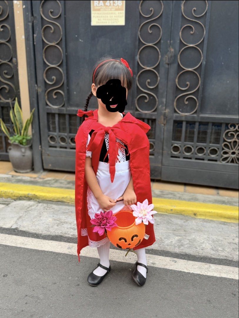 Little Red Riding Hood (Category: Babies & Kids Fashion) located in Manila. Submitted by bethyliciouuuus (Listing ID 1470829119, Image 2). Description: Used once for 2 hours 3 to 5t Bought at 1200.