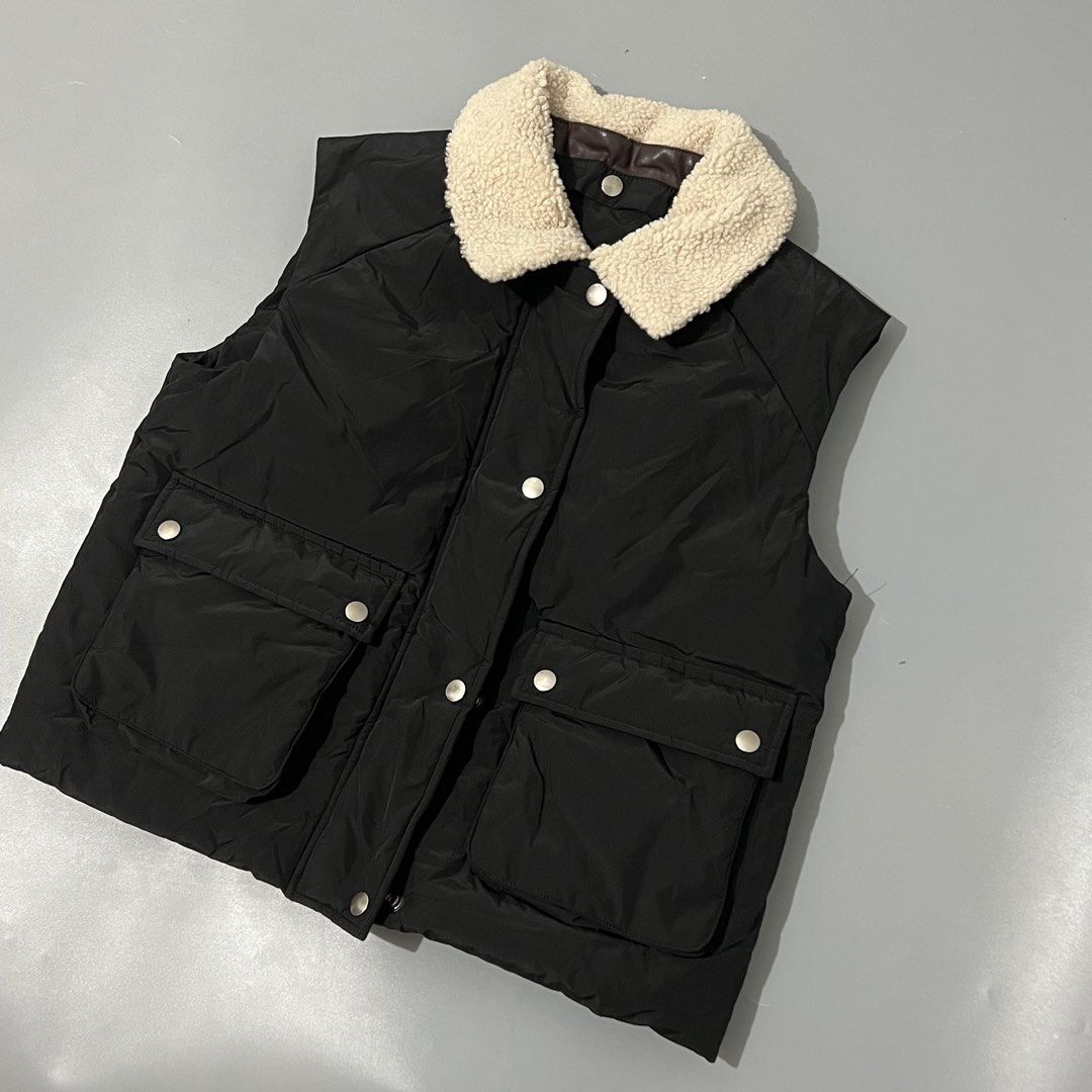 Loewe - Shearling Puffer Vest - Leather (Category: Coats, Jackets and Outerwear) located in Cavite. Submitted by asianluxe (Listing ID 1470896622, Image 3). Description: Loewe - Puffer Vest - Leather Flat measurements! Length: 21 inches Width: 20 inches Shoulder to shoulder: 16 inches Hem: 20.5 inches Excellent Condition Very presentable No flaw or damage!.
