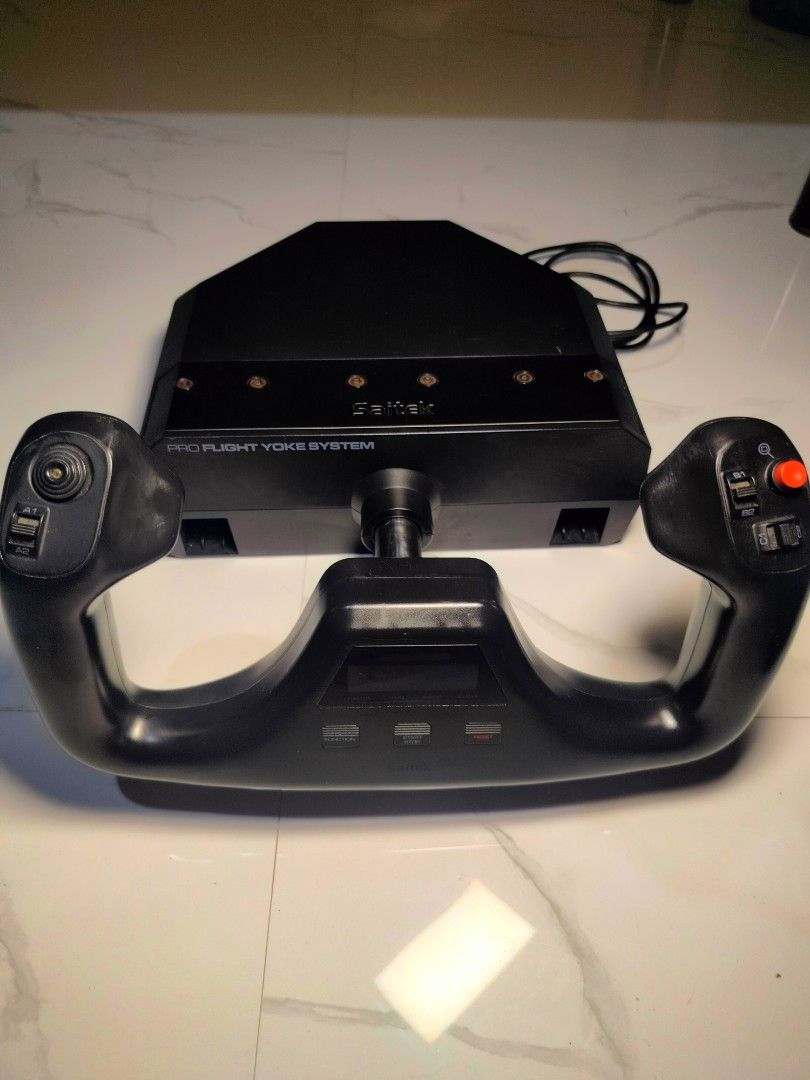 Logitech G Saitek Pro Flight Yoke + Throttle Bundle – MSFS & X-Plane Ready (Category: Computer Parts) located in San Antonio. Submitted by lansbitshop (Listing ID 1470848859, Image 2). Description: Take your flight simulation to the next level! ✈️ Selling a highly reliable Logitech G Saitek Pro Flight Yoke System bundled with the 3-Lever Throttle Quadrant. This is the perfect, essential upgrade if you are moving on from a standard joystick to get
