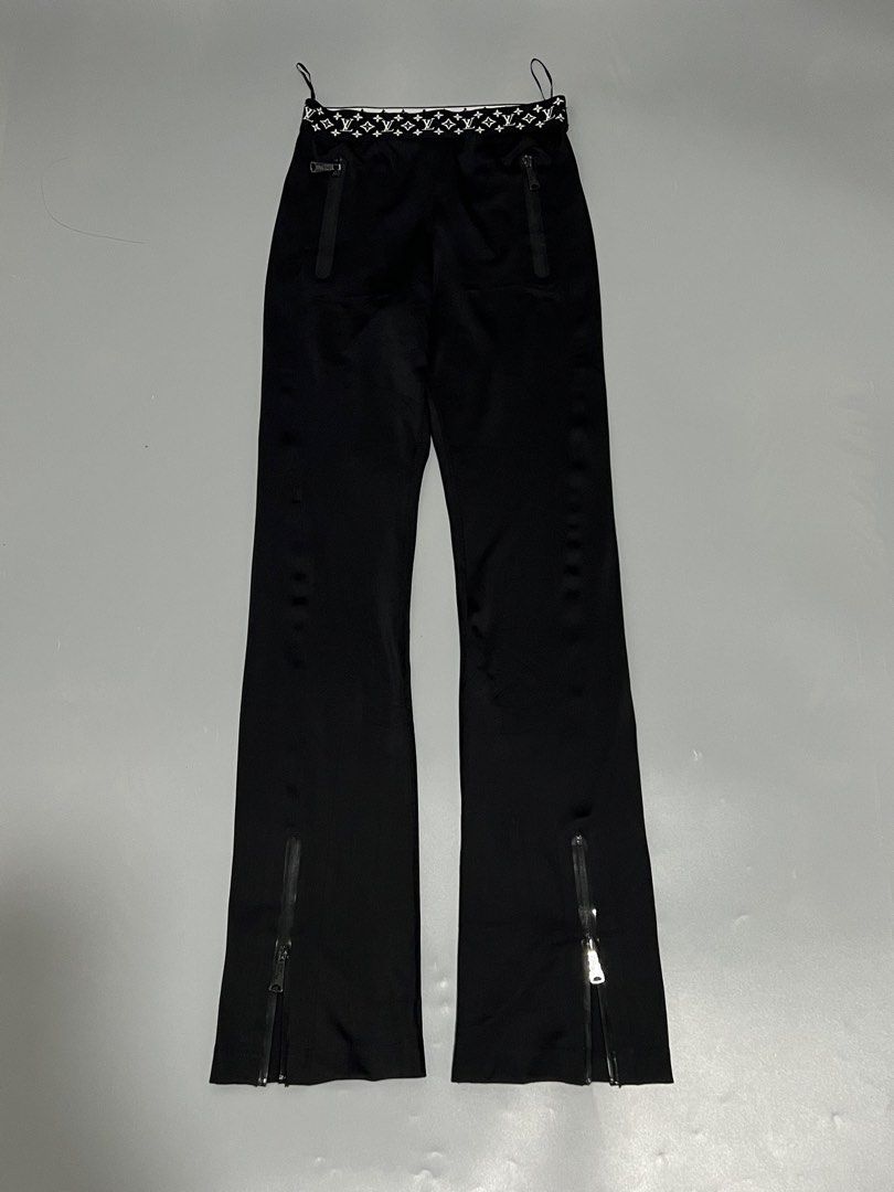 Louis Vuitton - Wide Leg - Monogram - Zip on hem! (Category: Other Bottoms) located in Cavite. Submitted by asianluxe (Listing ID 1470895868, Image 1). Description: Louis Vuitton - Monogram - Wide Leg - Flat measurements! Length: 41.5 inches Waist: 24 inches strechable garter waist! Inseam: 32 inches Thigh: 9 inches Leg opening: 7.5 inches Excellent Condition Very presentable No flaw .