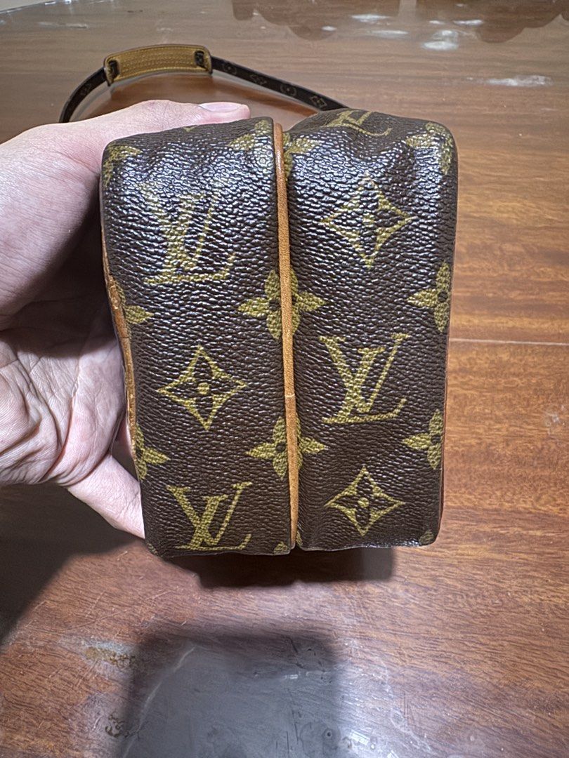 Louis Vuitton Monogram Amazon Crossbody Bag (Category: Luxury Bags & Wallets) located in Dagupan City. Submitted by fonsomatthy (Listing ID 1470890220, Image 3). Description: ‼️For Sale ‼️ Authentic Louis Vuitton Amazon Monogram Sling Bag - Classic brown canvas with iconic LV monogram and quatrefoil motifs - Two front zippered compartments with gold hardware pull tabs - Adjustable brown leather shoulder strap with brass eyelets and buckle - Compa