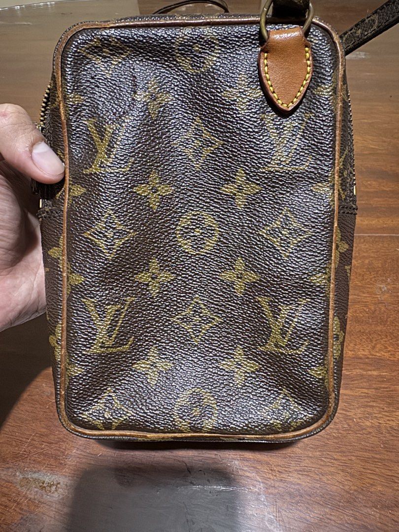 Louis Vuitton Monogram Amazon Crossbody Bag (Category: Luxury Bags & Wallets) located in Dagupan City. Submitted by fonsomatthy (Listing ID 1470890220, Image 2). Description: ‼️For Sale ‼️ Authentic Louis Vuitton Amazon Monogram Sling Bag - Classic brown canvas with iconic LV monogram and quatrefoil motifs - Two front zippered compartments with gold hardware pull tabs - Adjustable brown leather shoulder strap with brass eyelets and buckle - Compa