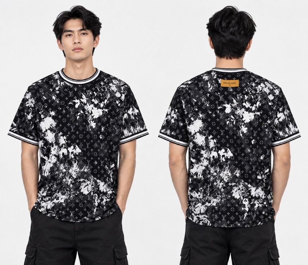 ✅Louis Vuitton Monogram Shirt (Category: Tshirts & Polo Shirts ) located in Dumaguete. Submitted by good_stuff_dgte (Listing ID 1470805485, Image 1). Description: ✅Louis Vuitton Monogram Shirt -₱1500 -Size xl on tag but fits m-l only (20.5x28.5) -Color rate 10/10 -No issue (asnew condition).
