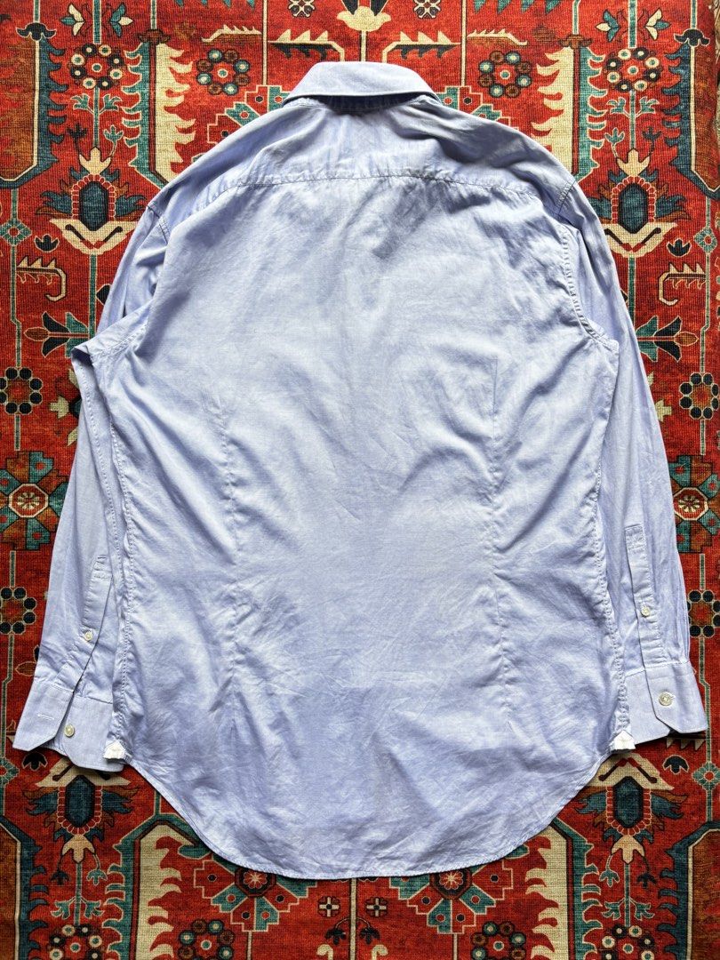 LOUIS VUITTON Striped Long Sleeve (Category: Formal Shirts) located in Dagupan City. Submitted by anyklasiko (Listing ID 1470828061, Image 2). Description: LOUIS VUITTON Striped Long Sleeve Size: 41 Width: 22.5’ Length: 31’ Shoulder: 19’ Sleeve: 23.5’ Price: 4499 .