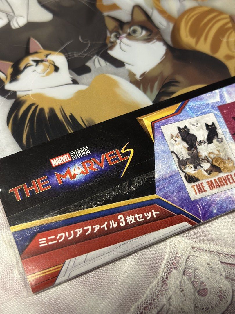 lThe lMarvels A5 Mini Clear File Set (3-pack) (Category: Stationery & School Supplies) located in Davao. Submitted by favoritepreloved (Listing ID 1470909240, Image 3). Description: 💜 featuring Goose and the Flerkens (Flerkittens) from the Marvel Studios movie The Marvels. 💜 Size A5.
