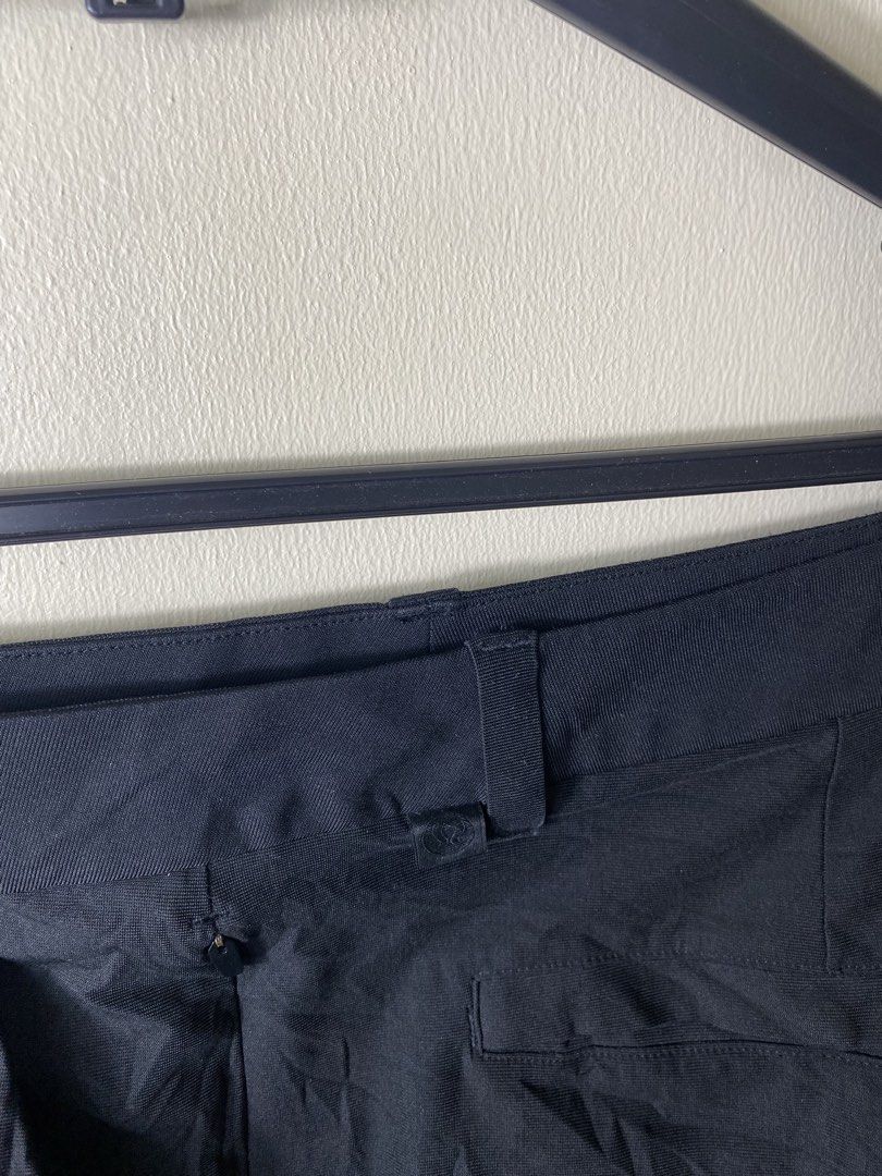 Lululemon ABC Short Classic Black Size 33 (Category: Activewear) located in Cebu City. Submitted by theloose.thread (Listing ID 1470917947, Image 3). Description: - Brand: Lululemon ABC Shorts - Color: Classic Black - Size: 33 - Condition: Excellent, zero flaws - Features: Clean minimalist look, belt loops, button closure, and convenient back zipper pocket - Fabric: Lightweight and breathable - Versatility: Ideal for daily casual wear or golfing.