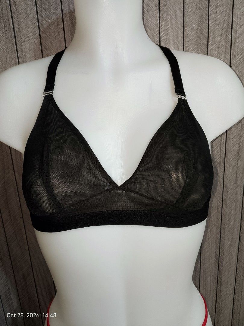 M: forever21 mesh see thru black Bralette (Category: Undergarments & Loungewear) located in Manila. Submitted by truecrystal-1407 (Listing ID 1470801453, Image 1). Description: .