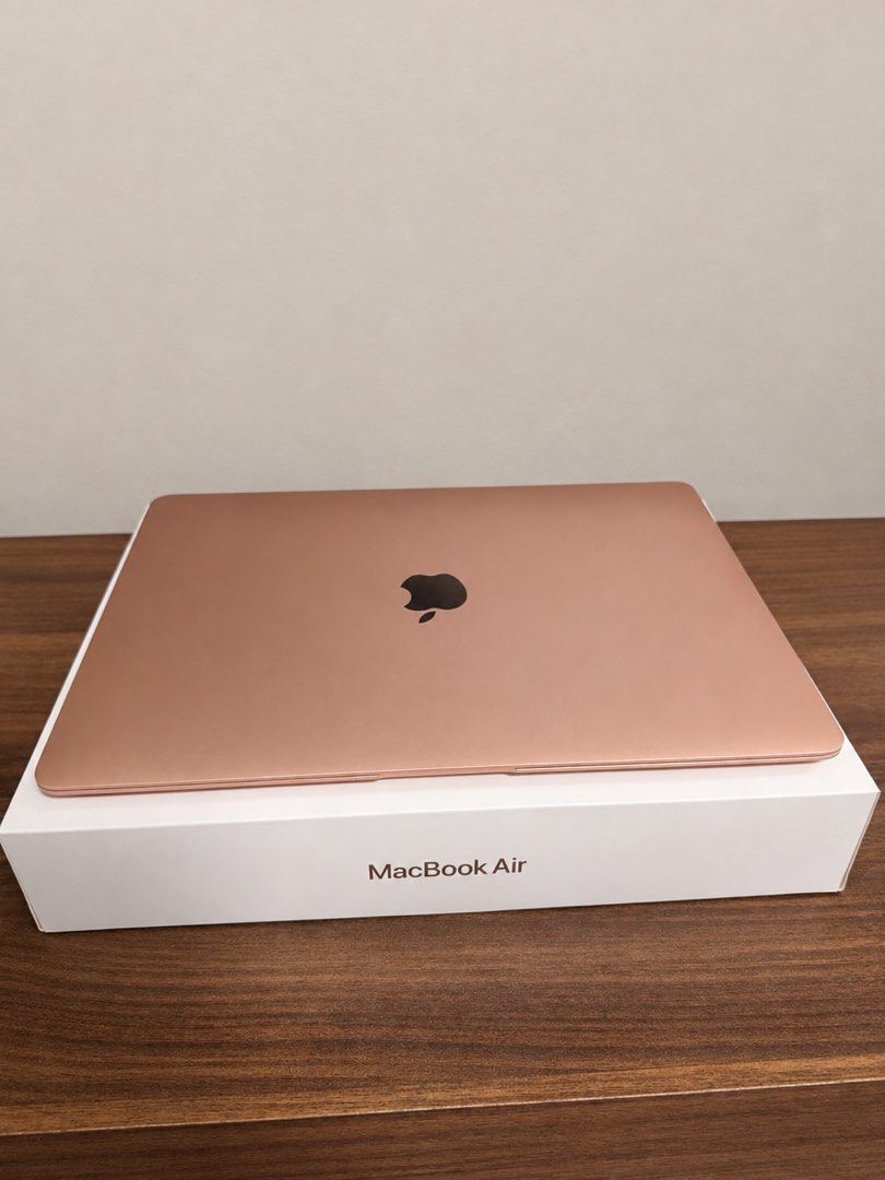 MACBOOK AIR M1 2020 A2337 13-INCH ROSE GOLD (Category: Laptops & Notebooks) located in Quezon City. Submitted by just_glam (Listing ID 1470837607, Image 1). Description: M1 Chip 8-Core CPU 8GB RAM LPDDR5 256GB SSD storage 13.3” Liquid Retina 2560 X 1600 Res BATTERY HEALTH: 90% CYCLE COUNT: 137 WITH BOX AND CHARGER WIRE PM FOR MORE DETAILS.