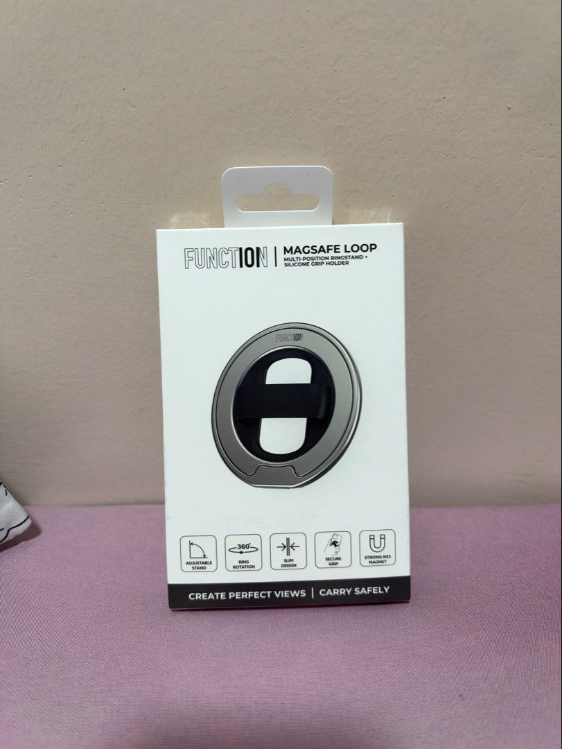 Magsafe Ring Stand and Grip Holder (Category: Mounts & Holders) located in Malolos. Submitted by tbhelijah (Listing ID 1470931118, Image 1). Description: PRICE IS NEGOTIABLE Multi-position ring stand and silicone grip holder.