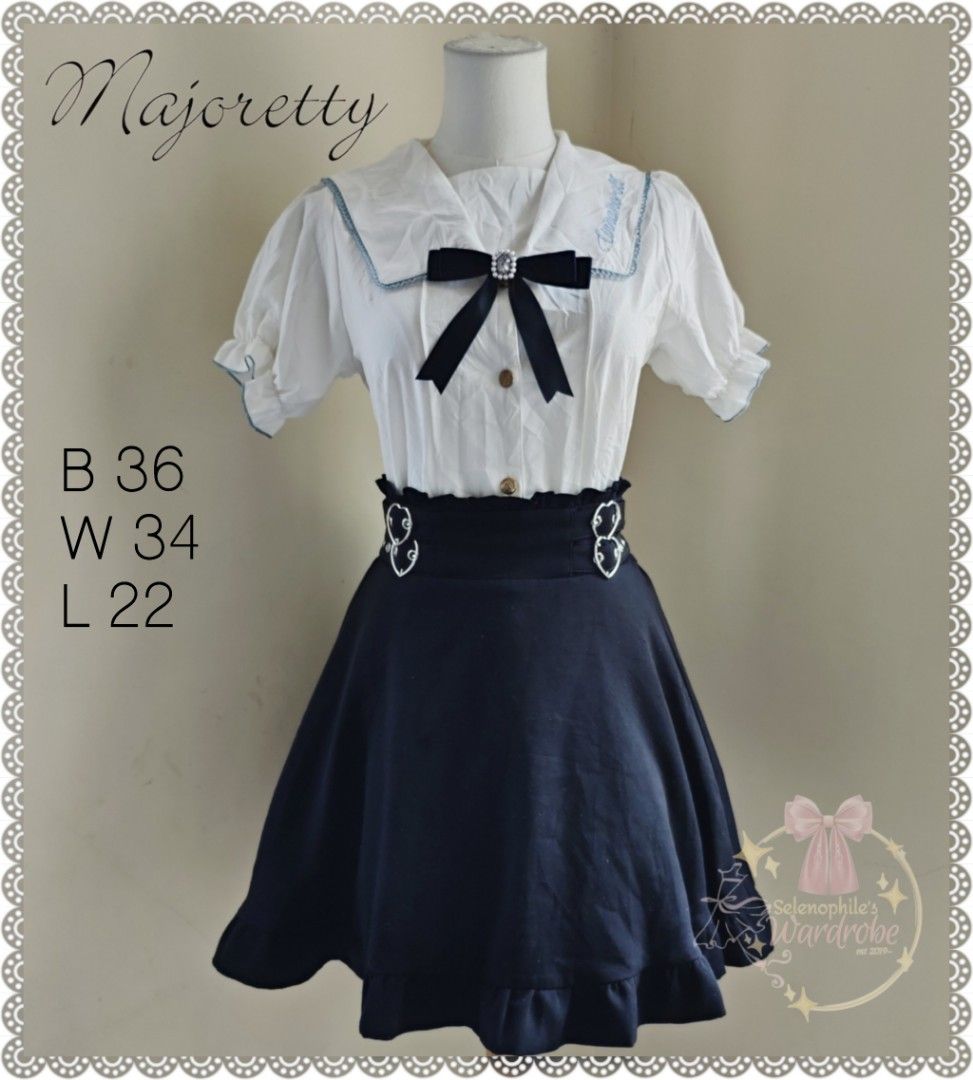 Majoretty x Cinnamoroll Top (Category: Blouses) located in Batangas. Submitted by selenophile__ (Listing ID 1470923010, Image 1). Description: super cute at the back bow not included.