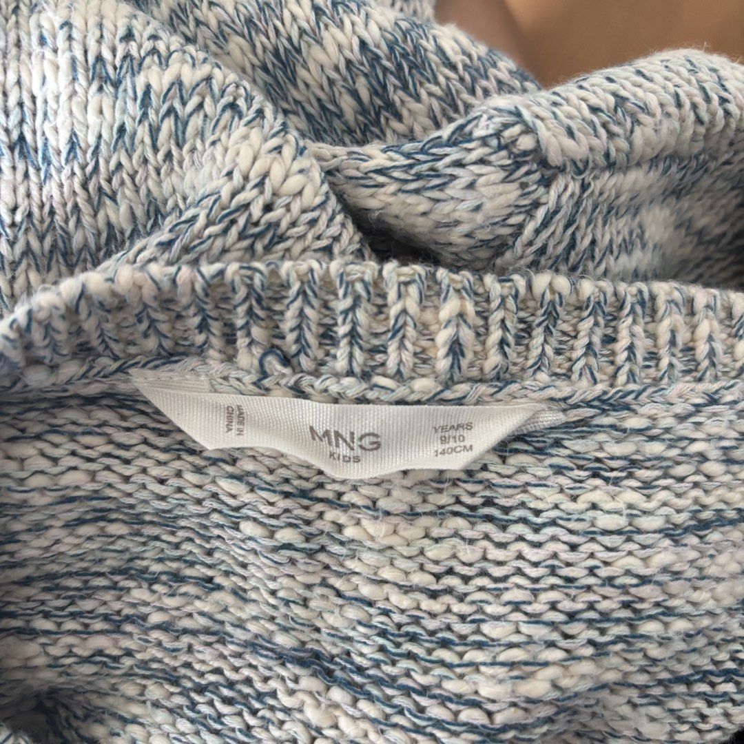 Mango Kids Cable Knit Sweater (Category: Babies & Kids Fashion) located in Pasig City. Submitted by uyamuya (Listing ID 1470753939, Image 3). Description: Brand: Mango Kids Size: 9-10 years old (140cm height).