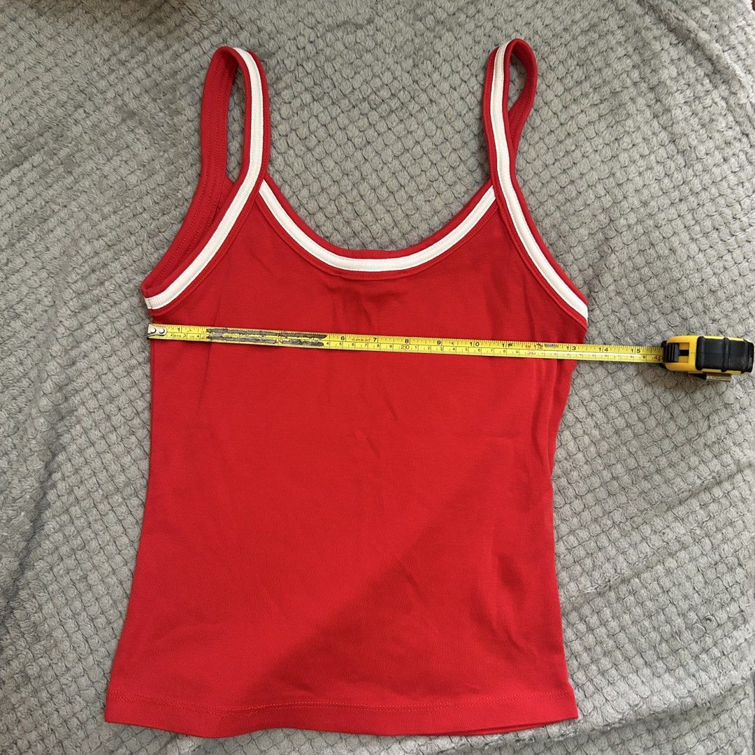 Mango Red Tank Top Camisole (Category: Sleeveless) located in San Juan City. Submitted by e_declutters2019 (Listing ID 1470784717, Image 2). Description: • 10/10 condition • size SMALL • measurements posted.