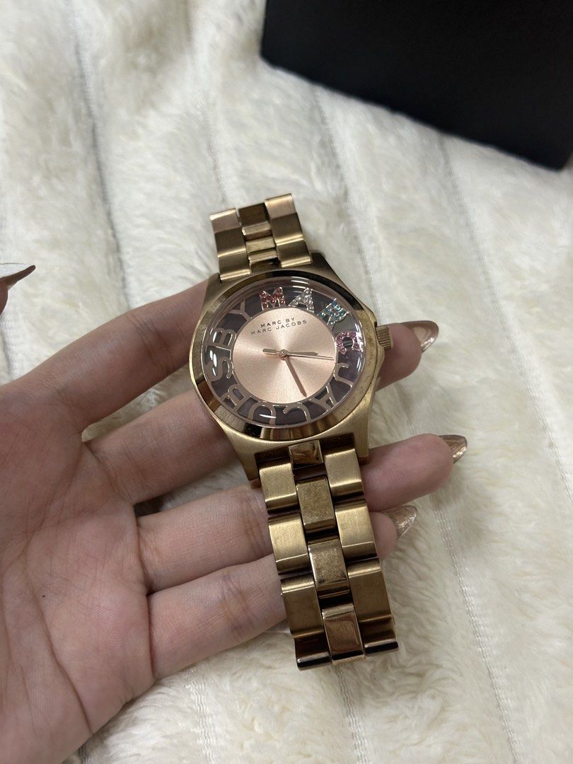 Marc by Marc Jacobs Rose Gold Watch with Box (Category: Women's Watches) located in Cavite. Submitted by aljennaaaa (Listing ID 1470915928, Image 3). Description: .