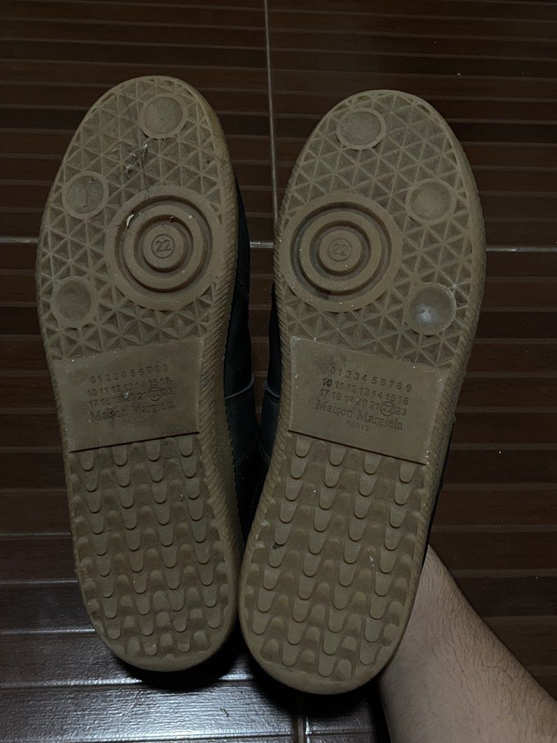 Margiela GATs (Category: Sneakers) located in Calamba. Submitted by 0pium.12 (Listing ID 1470890426, Image 2). Description: Margiela GATs size 45 on tag but fits small (9.5-10) 1200 negotiable slight heel drags, and needs cleaning ship thru jnt or lalamove meetups around taft.