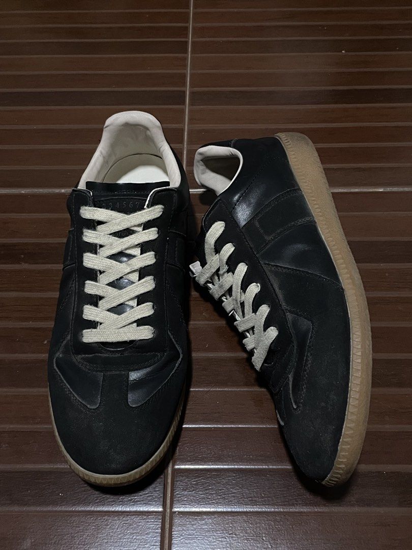 Margiela GATs (Category: Sneakers) located in Calamba. Submitted by 0pium.12 (Listing ID 1470890426, Image 1). Description: Margiela GATs size 45 on tag but fits small (9.5-10) 1200 negotiable slight heel drags, and needs cleaning ship thru jnt or lalamove meetups around taft.