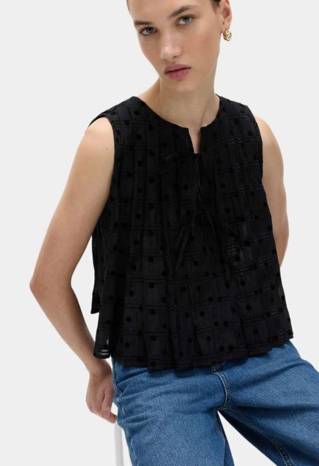 Marks & Spencer Polkadot Tie Front Top (Category: Blouses) located in Pasig City. Submitted by shopsmart.mnl (Listing ID 1470906221, Image 1). Description: Pretty in actual No issue and excellent condition.
