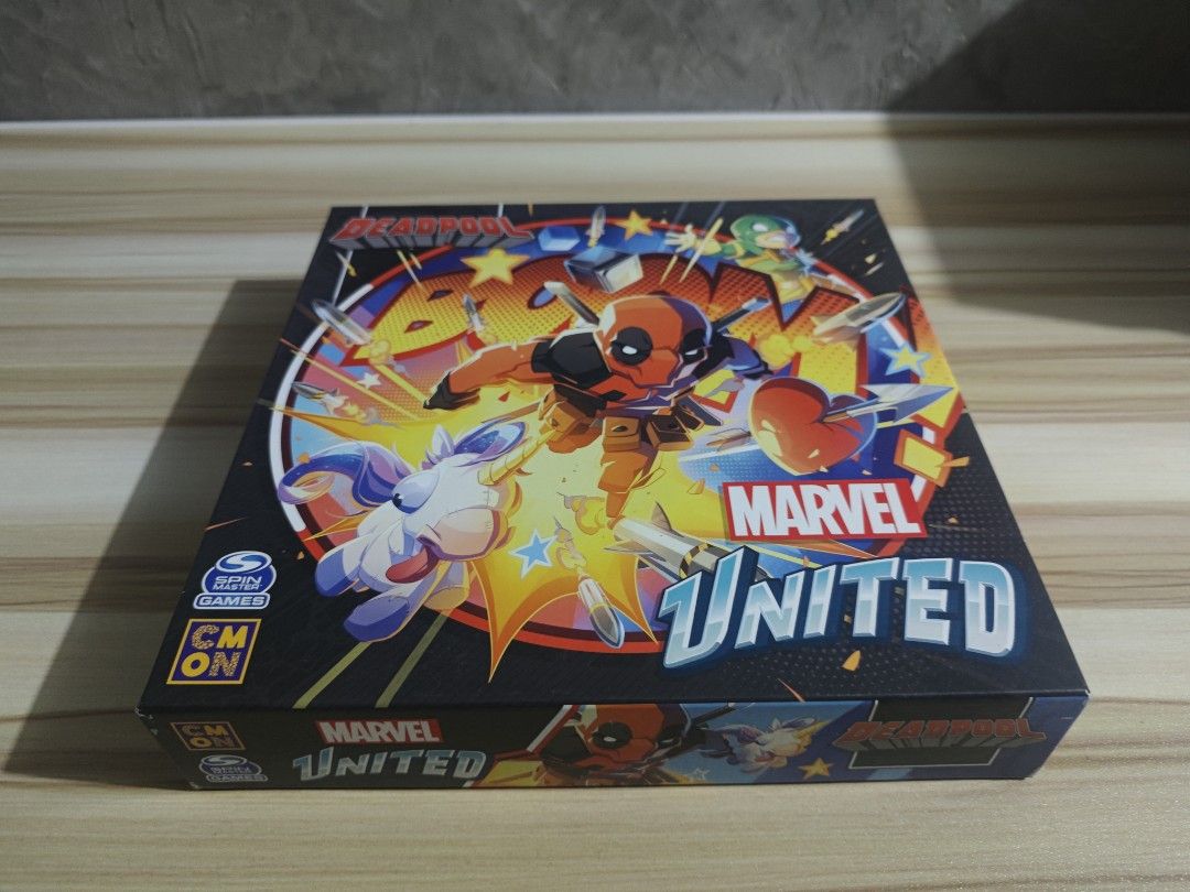 Marvel United Deadpool Expansion Board Game (Category: Board Games & Puzzles) located in Antipolo. Submitted by kyohei_ikamaru (Listing ID 1470869824, Image 1). Description: > Cards, Location, and Dashboard Sleeved > Complete and Excellent Condition.