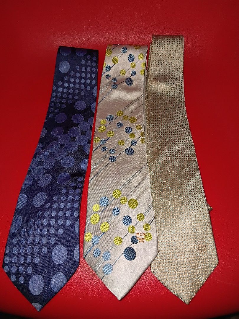 MCM bundle necktie,malinis,mabango (Category: Ties) located in Quezon City. Submitted by threetwotwo2ndaccount (Listing ID 1470750231, Image 1). Description: MCM bundle necktie malinis, mabango good condition bawal sa maselan bawal sa barat.