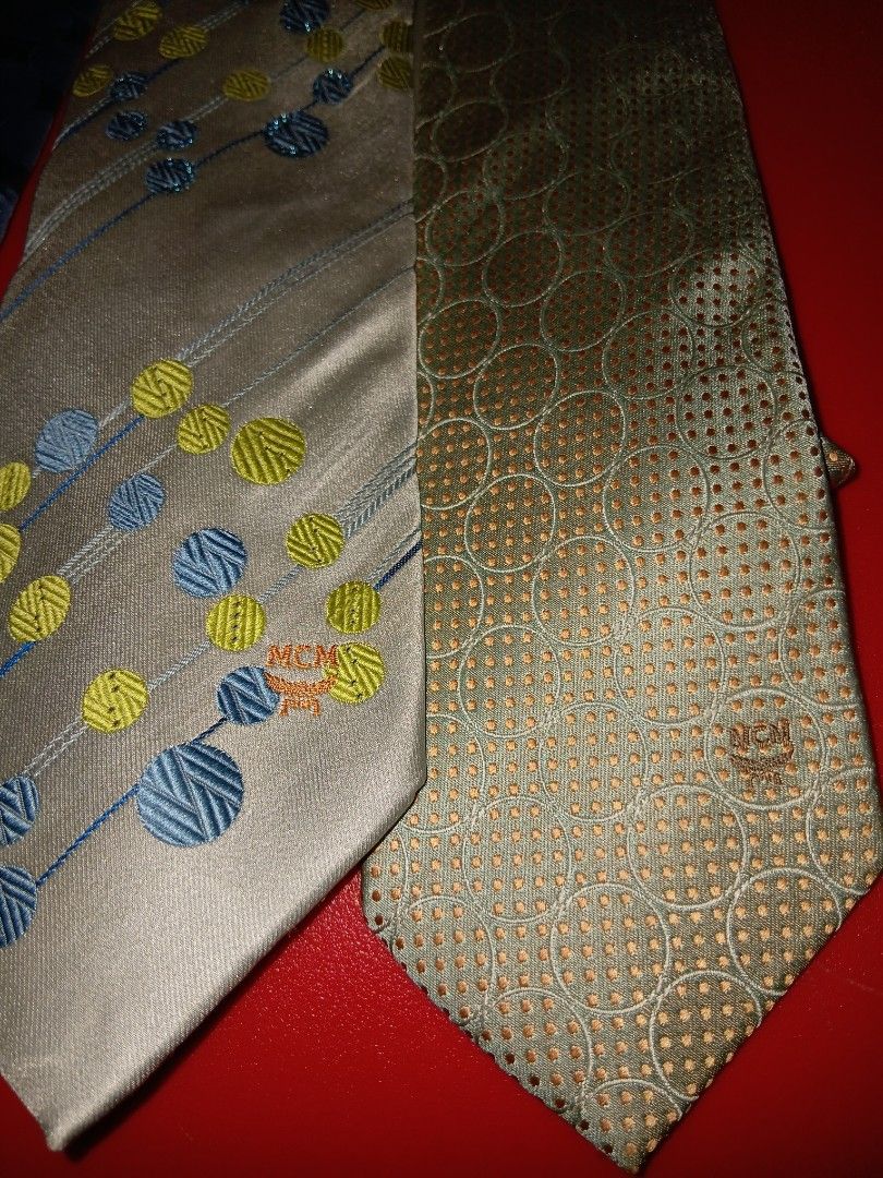 MCM bundle necktie,malinis,mabango (Category: Ties) located in Quezon City. Submitted by threetwotwo2ndaccount (Listing ID 1470750231, Image 2). Description: MCM bundle necktie malinis, mabango good condition bawal sa maselan bawal sa barat.