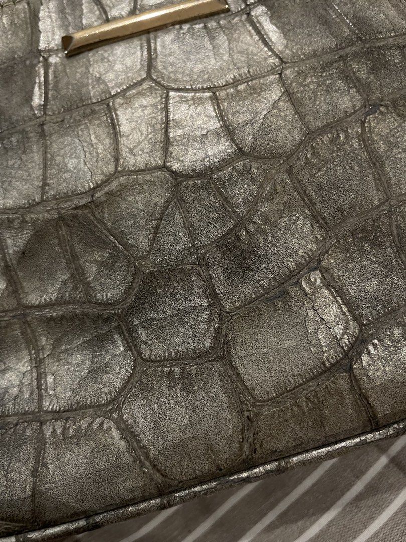 Metallic croc-embossed chain bag (Category: Purses & Pouches) located in Las Pinas. Submitted by francesaly (Listing ID 1470776145, Image 2). Description: .