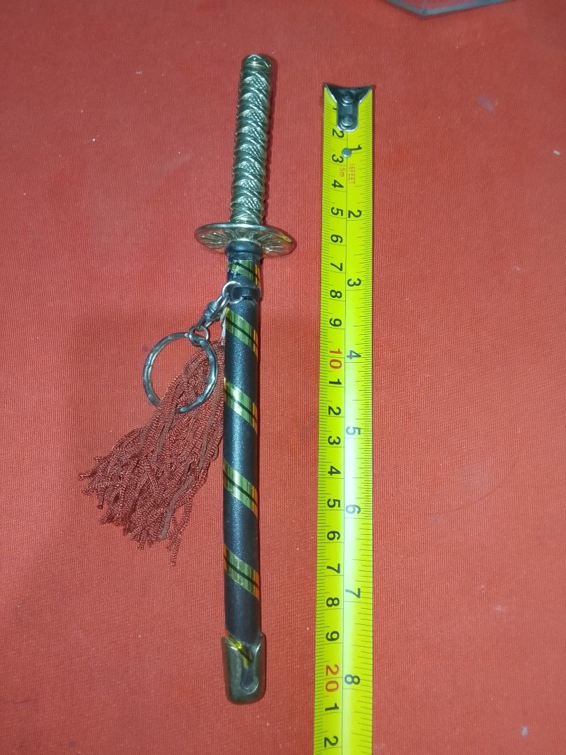 Mini Katana Keychain Charm (Category: Vintage Collectibles) located in Santo Tomas. Submitted by retrotastic (Listing ID 1470842806, Image 2). Description: approx 8 inches. Japan.
