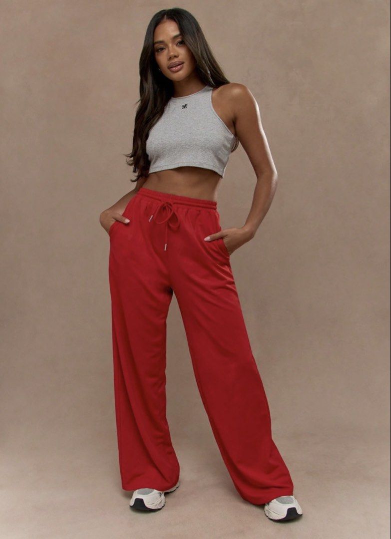 Missguided Athleisure Wideleg Pants (Category: Other Bottoms) located in Manila. Submitted by juliaxgamboa (Listing ID 1470834065, Image 3). Description: 24-30” waist.