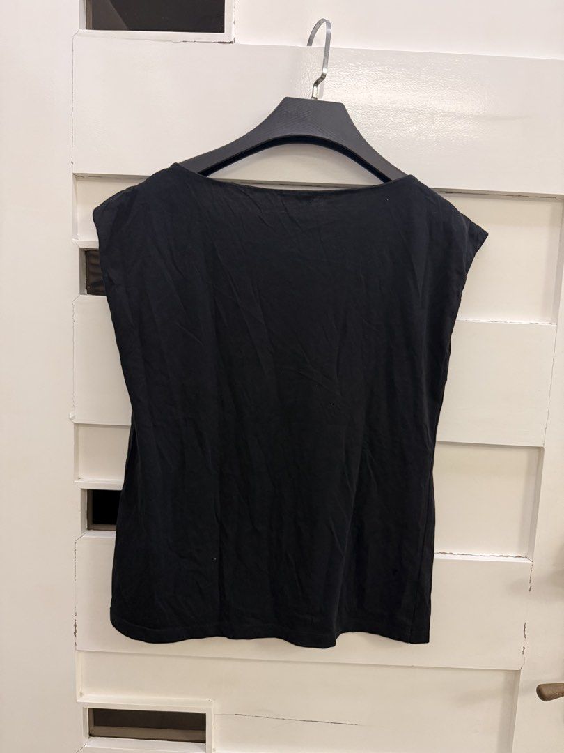 Miu Miu Black Beaded Top (Category: Luxury Apparel) located in San Pablo. Submitted by iamtrina (Listing ID 1470752540, Image 3). Description: Best fits medium frame Slashed tag No missing beads/stones.