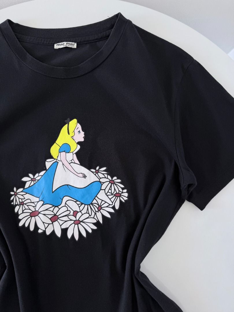 Miu Miu Disney shirt (Category: Shirts) located in Cabanatuan. Submitted by argarments.ph (Listing ID 1470849615, Image 2). Description: Tagged: Medium on tag Width 18.5" | Length 26.5" Condition: Great condition Issue(s): -.