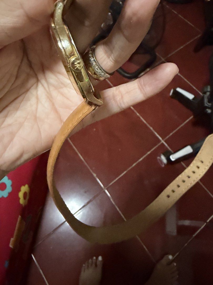 Mk double strap watch (Category: Women's Watches) located in Pasig City. Submitted by periwinklepeach (Listing ID 1470831770, Image 2). Description: Original No flaw.