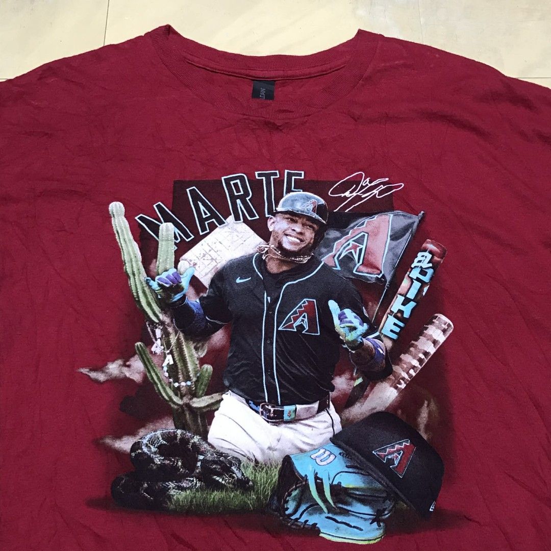 MLB PLAYER GRAPHIC TEE SHIRT XL (Category: Tshirts & Polo Shirts ) located in Cavite. Submitted by justthrift06 (Listing ID 1470760794, Image 2). Description: DIMENSION 24X31 GOOD CONDITION SHIPPING NATIONWIDE.