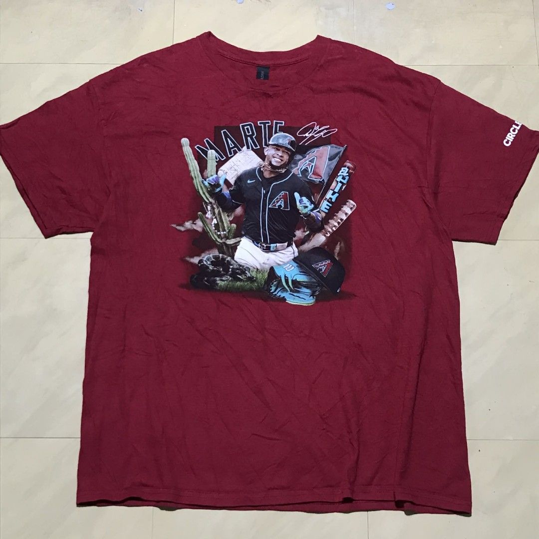 MLB PLAYER GRAPHIC TEE SHIRT XL (Category: Tshirts & Polo Shirts ) located in Cavite. Submitted by justthrift06 (Listing ID 1470760794, Image 1). Description: DIMENSION 24X31 GOOD CONDITION SHIPPING NATIONWIDE.