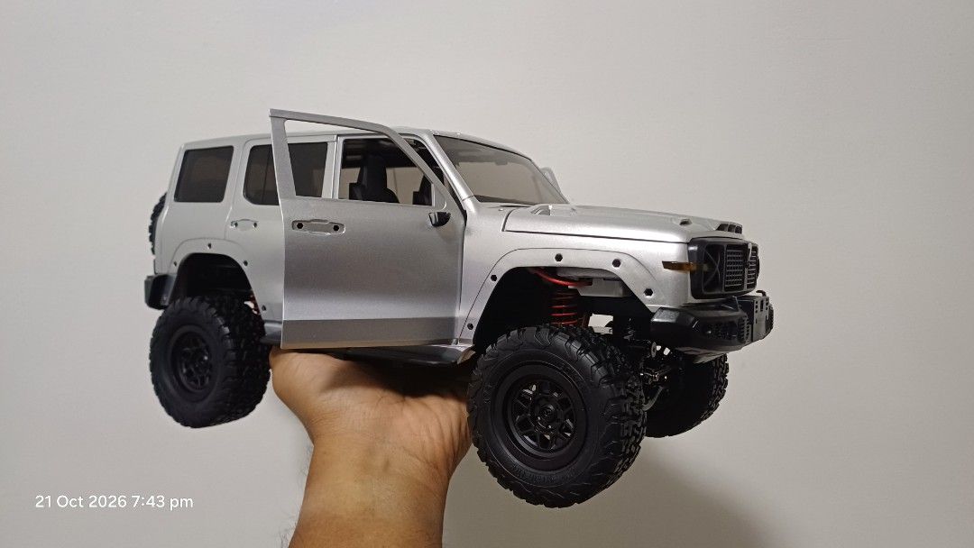 MN300 SILVER 1:12 RC CRAWLER (Category: Remote Control Toys) located in Subic. Submitted by kennethp. (Listing ID 1470757020, Image 2). Description: Brand New MN300 Silver 1:12 RC Crawler Standard package includes: 1 RC unjt 1 Transmitter and battery 1 1200mah battery pack and charging cable 1 set sticker and accessories 1 original box.