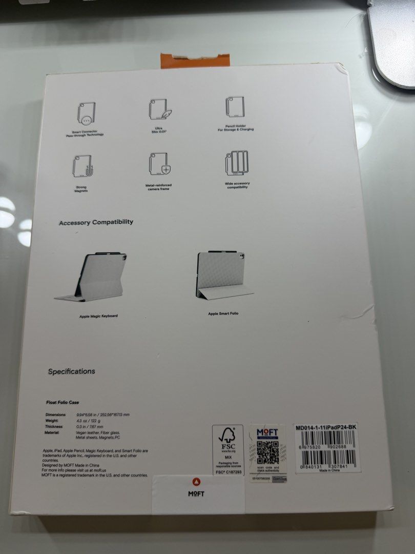 Moft Connected Case for Ipad (Category: Cases & Sleeves) located in Quezon City. Submitted by prelovedbyjrl (Listing ID 1470744995, Image 2). Description: Compatible with Ipad Pro M4 11 inch.