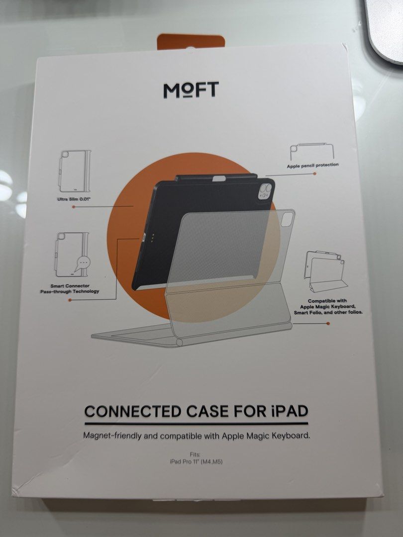 Moft Connected Case for Ipad (Category: Cases & Sleeves) located in Quezon City. Submitted by prelovedbyjrl (Listing ID 1470744995, Image 1). Description: Compatible with Ipad Pro M4 11 inch.