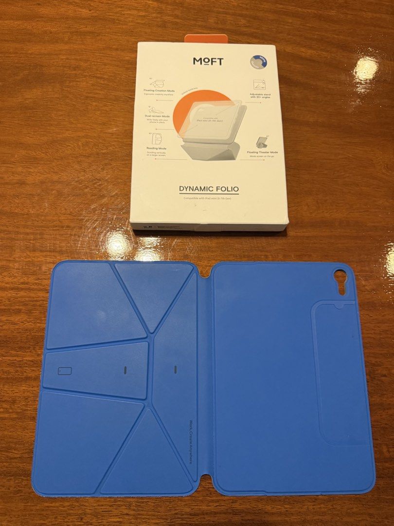 Moft Dynamic Folio (Category: Cases & Sleeves) located in Muntinlupa City. Submitted by chito_orobia (Listing ID 1470889683, Image 1). Description: Selling my Moft Dynamic Folio iPad Mini 6-7th Gen. great for portable use with different functional modes to use your iPad Mini while at home or on the go. RFS: upgraded to an iPad Air M2. Meetup Areas: Alabang Town Center, Festival Mall Alabang. Shipment via lalamove/grab delivery/ LBC Cash on Pickup