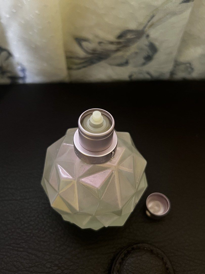 Moonlight by Ariana (Category: Fragrance & Deodorants) located in Bulacan. Submitted by momochiwa (Listing ID 1470783195, Image 2). Description: Fur charm missing. About 80% remaining Scent: floral-fruity RFS: scent not for me / decluttering.
