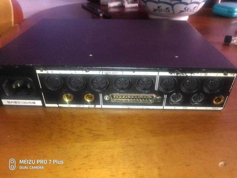 MOTU MIDI Timepiece AV and Micro Express (Category: Musical Instruments) located in Taguig. Submitted by grandfish_55ab5c (Listing ID 1470898955, Image 3). Description: - MOTU MIDI Timepiece AV and Micro Express rackmountable interfaces - Multiple MIDI in and out ports for complex studio routing - Equipped with SMPTE sync and front panel controls with status LEDs - Tested and powers on normally via standard AC cable - Used gear showing typical we