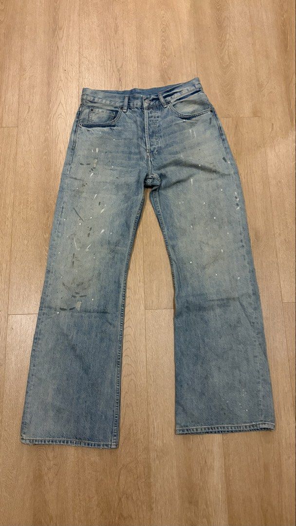 MVT Acne Studios 2021M Paint Splatter (Category: Jeans) located in Taguig. Submitted by grmcampana (Listing ID 1470908796, Image 1). Description: Just arrived in the mail from MVT, currently in China, can ship once I get back Size S check last pic for size chart RFS: Too big.