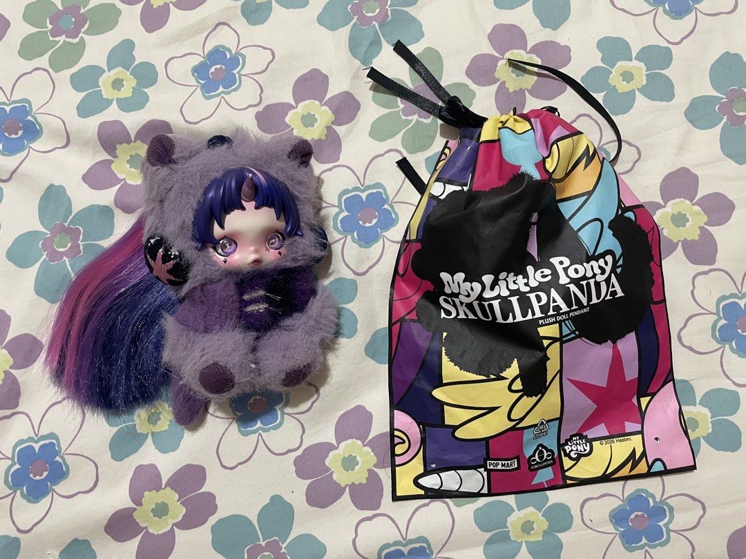 My Little Pony SkullPanda Twilight sparkle (Category: Designer & Blind Box Toys) located in Angeles City. Submitted by livingdollaccesories (Listing ID 1470751990, Image 1). Description: rush sale!! Mlp skullpanda twilight sparkle come with bag and is complete no issues with hair can give lp .