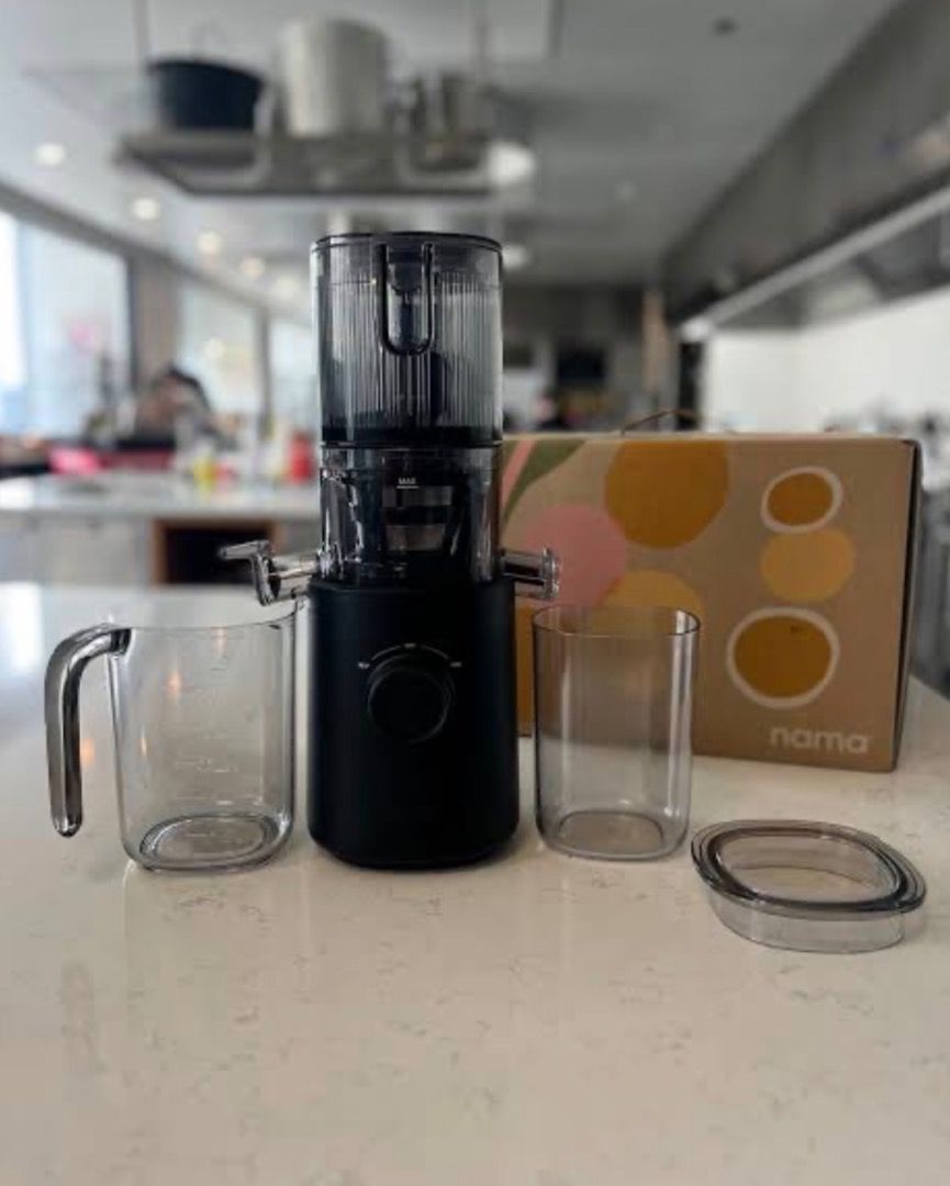 Nama J3 Cold Press Juicer Black (Category: Juicers, Blenders & Grinders) located in Caloocan City. Submitted by fierceearth_96d80d (Listing ID 1470872284, Image 1). Description: NAMA J3 COLD PRESS JUICER ✨ Brand New • Unopened • Never Used! ✨ Selling my brand-new Nama J3 Juicer — still in the original box, complete and unopened! 💯 💰 BARGAIN PRICE — ₱15,000 ONLY! 🔥 Original Price: $499 USD 💬 Negotiable for serious buyers 📦 COMPLETE PARTS INCL