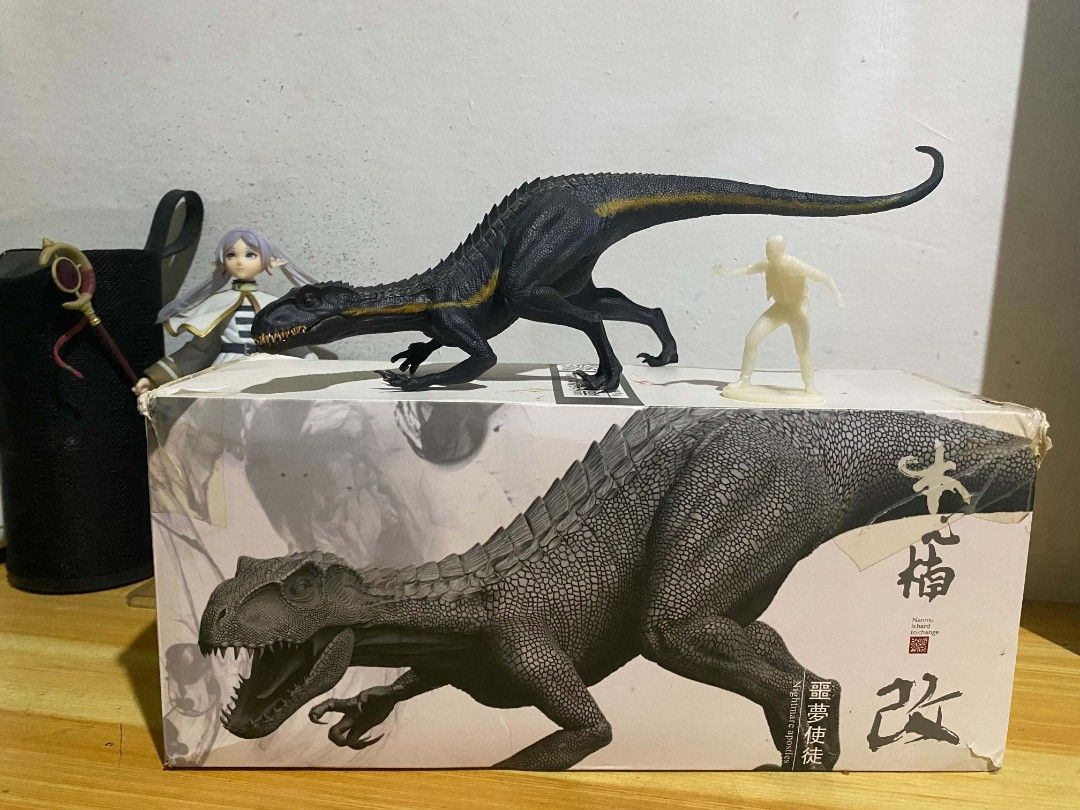Nanmu Studio Black Indoraptor Series 1 (Category: Figurines & Statues) located in Davao. Submitted by makucraft_01 (Listing ID 1470771380, Image 1). Description: FOR SALE: Nanmu Studio black Indoraptor Series 1📍 3000 only ✅ with box/no card ✅ with Owen Grady figure accessory freebie ✅ good condition ✅ rare RFS: Need funds for another collection Location: Davao City 📍 Courier: LBC or JNT 🚚 MOP: Gcash💵.
