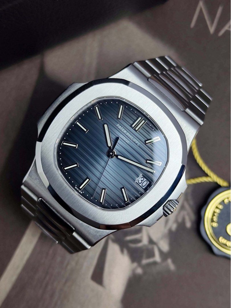 Nautilus 5711/1A (Category: Men's Watches) located in Makati City. Submitted by swissperpetual (Listing ID 1470853832, Image 3). Description: Patek Philippe Nautilus 5711/1A-010 Blue Dial 40mm 2017 Complete set Condition: 9/10 (Excellent condition) Price: P8,458,000 Negotiable 🤝 7 Day Moneyback Guarantee 🧑‍🔧 1 Year SP Service Warranty 💱 Trades Offers and Pre-orders Accepted 💳 Credit Card Options Available 🪙 Layaway Options Available 📦 Nati