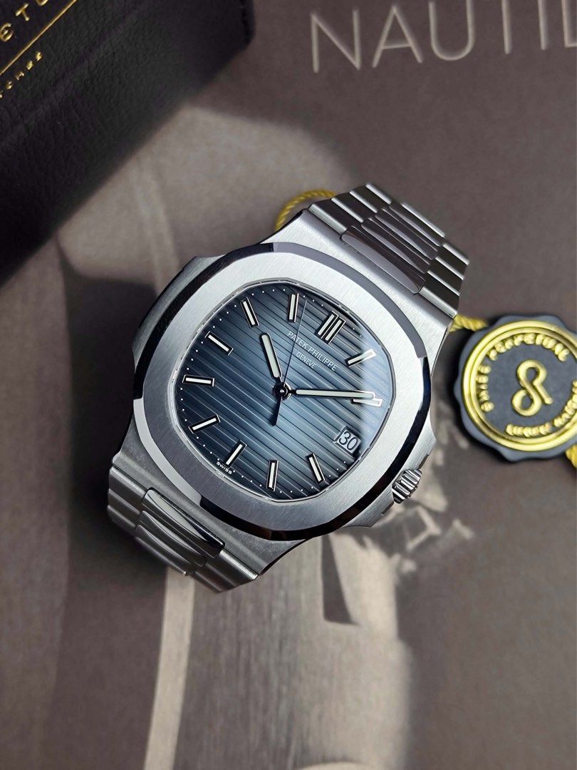 Nautilus 5711/1A (Category: Men's Watches) located in Makati City. Submitted by swissperpetual (Listing ID 1470853832, Image 2). Description: Patek Philippe Nautilus 5711/1A-010 Blue Dial 40mm 2017 Complete set Condition: 9/10 (Excellent condition) Price: P8,458,000 Negotiable 🤝 7 Day Moneyback Guarantee 🧑‍🔧 1 Year SP Service Warranty 💱 Trades Offers and Pre-orders Accepted 💳 Credit Card Options Available 🪙 Layaway Options Available 📦 Nati