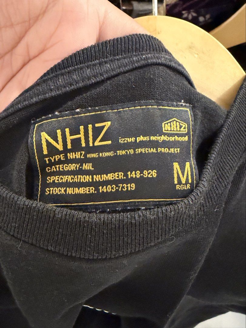 Neighborhood x izzue (Category: Tshirts & Polo Shirts ) located in Quezon City. Submitted by macleen17 (Listing ID 1470781099, Image 3). Description: Neighborhood x izzue Size M Excellent Condition Black color of shirt Front and back design.