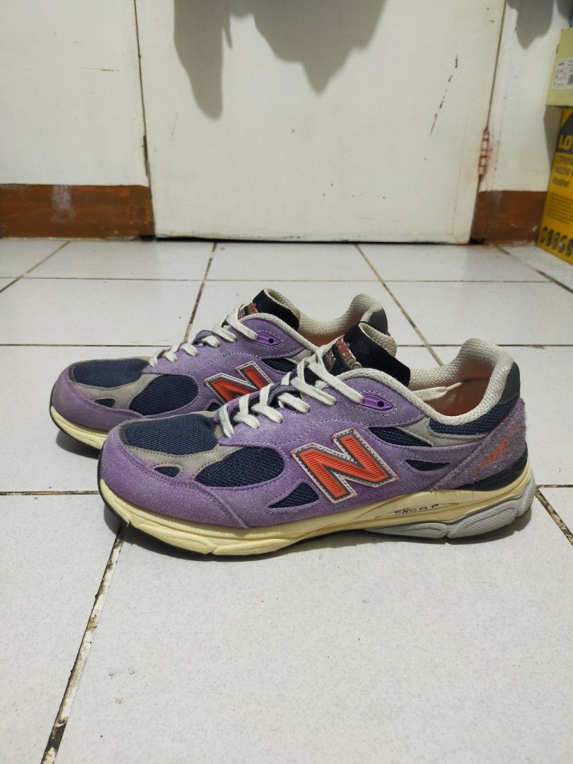 New Balance 990v3 Teddy Santis (Category: Sneakers) located in Manila. Submitted by patinacollectives2.0 (Listing ID 1470865939, Image 2). Description: New Balance 990v3 Teddy Santis Raw Amethyst M990TD3 Size 10US 44EUR Made in USA Really good condition for it's age Minor signs of usage only Very rare colorway and probably the best V3 Teddy Santis released RFS: Decluttering 3000+SF Marikina location Shipping via Lalamove or J&T.