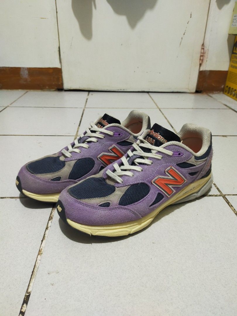 New Balance 990v3 Teddy Santis (Category: Sneakers) located in Manila. Submitted by patinacollectives2.0 (Listing ID 1470865939, Image 1). Description: New Balance 990v3 Teddy Santis Raw Amethyst M990TD3 Size 10US 44EUR Made in USA Really good condition for it's age Minor signs of usage only Very rare colorway and probably the best V3 Teddy Santis released RFS: Decluttering 3000+SF Marikina location Shipping via Lalamove or J&T.